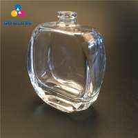 50ml fancy square clear diffuser perfume glass bottle