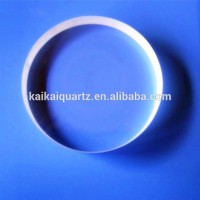 thick wall Clear Fused Quartz Glass Discs