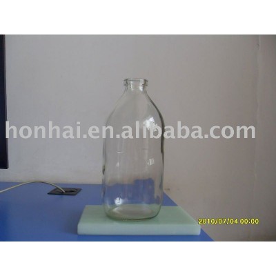 250ml clear medical infusion glass bottle