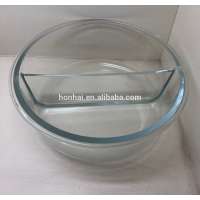 Pyrex glass round baking dish