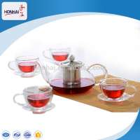 Heat Resistant Borosilicate ( Pyrex ) Glass Teapot