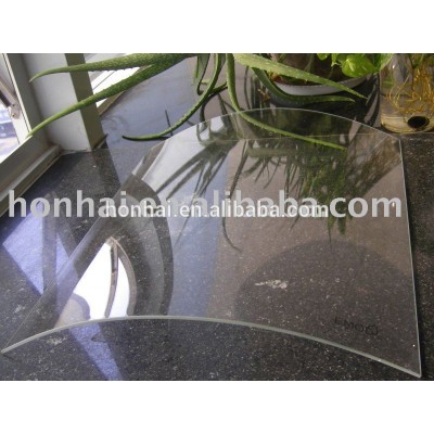 5mm heat resistant pyrex borosilicate fireplace glass panel with EN 12150