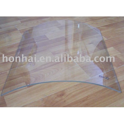 heast resistant borosilicate glass fireplace screen