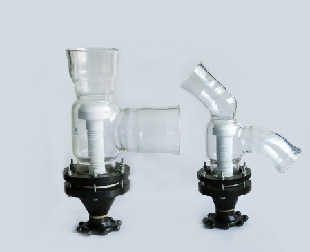 Pyrex Glass Angle Valve