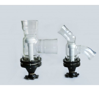 Pyrex Glass Angle Valve